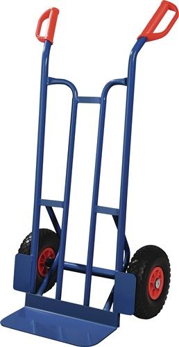 TECWERK Sackkarre H.1150mm Schaufel-L150xB400mm PU-Bereifung Trgf.250kg blau TECWERK