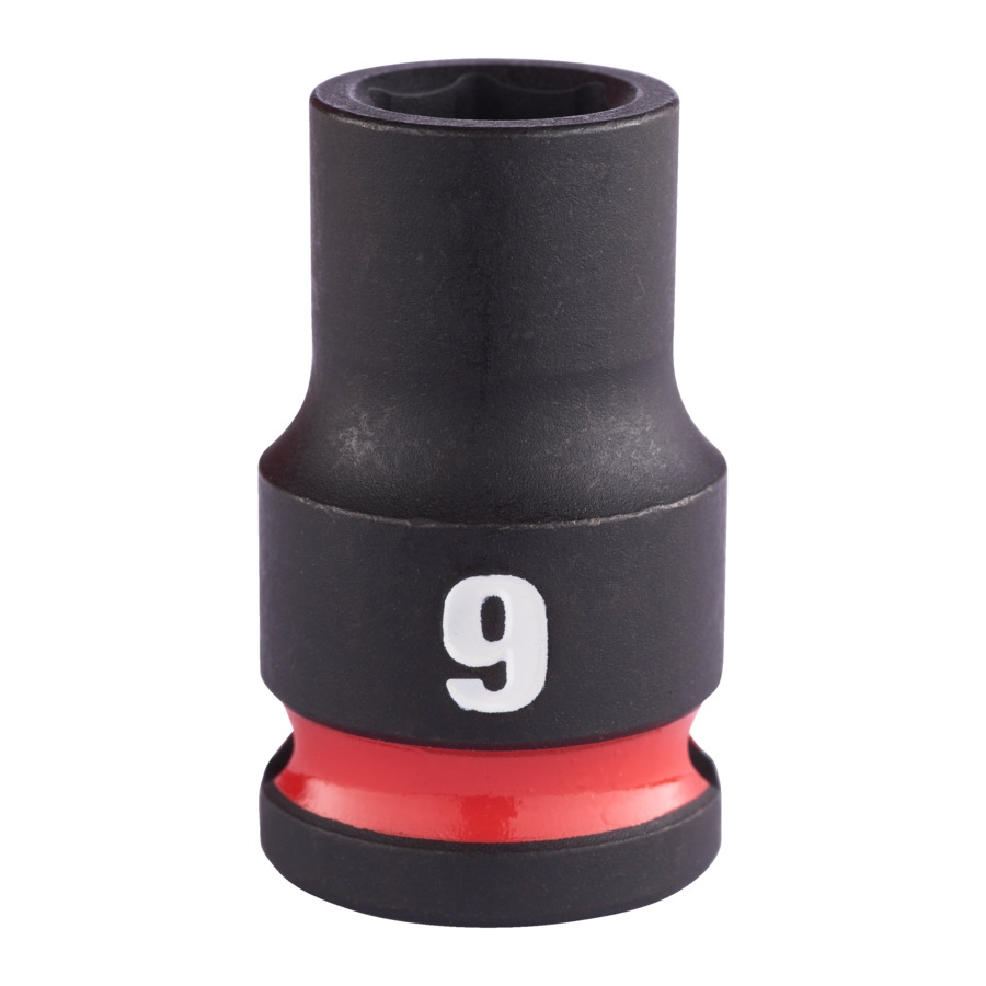 MILWAUKEE 9 x 32 mm SHOCKWAVE Schlagnuss 3/8" kurz