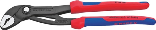 KNIPEX Wasserpumpenzange Cobra® L.300mm Spann-W.60mm pol.Mehrkomp.-Hülle KNIPEX