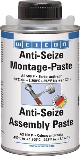 WEICON Montagepaste Anti-Seize 500g anthrazit Pinseldose WEICON