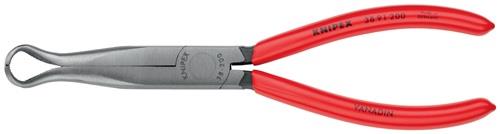 KNIPEX Mechanikerzange L.200mm Form 9 45Grad gew.Ku.-Überzug KNIPEX