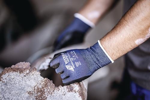 NITRAS Schnittschutzhandschuhe 3D CUT F Gr.10 marineblau/schwarz EN ISO 21420,EN 388