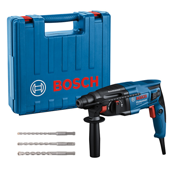 BOSCH Bohrhammer mit SDS plus GBH 2-21 mit 1x Bohrer SDS plus 6/8/10 mm