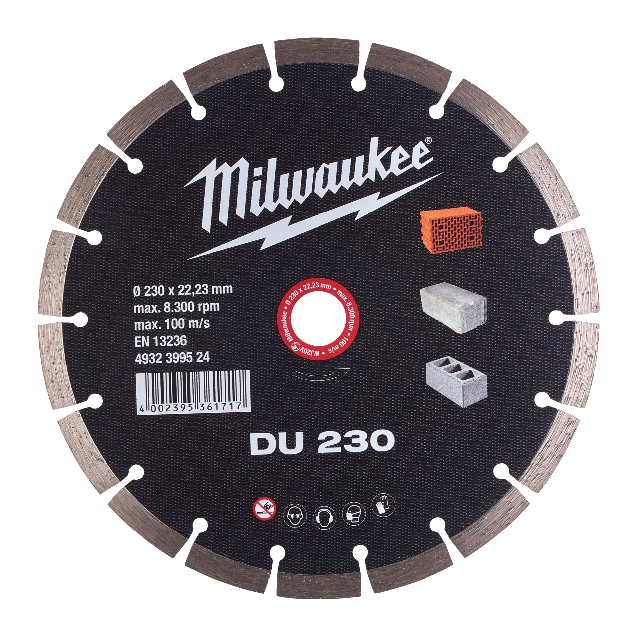 MILWAUKEE Universal Diamanttrennscheibe DU 230 mm