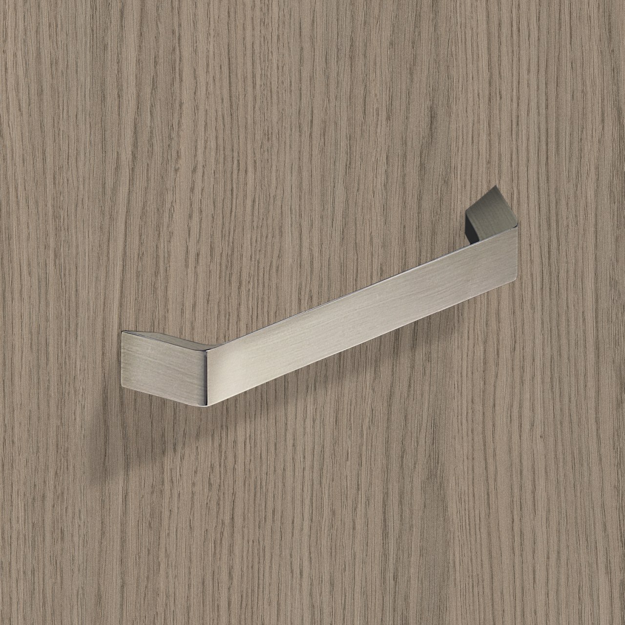 HETTICH Griff Veronia, •–• 128, L 144 mm, B 14 mm, H 30 mm, Edelstahl Optik gebürstet, 9065635 HETTICH Griff Veronia, •–• 128, L 144 mm, B 14 mm, H 30 mm, Edelstahl Optik gebürstet, 9065635