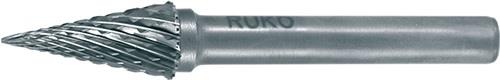 RUKO Frässtift SKM D.16mm Kopf-L.25mm Schaft-D.6mm HM Blank Verz.KVZ 4 RUKO
