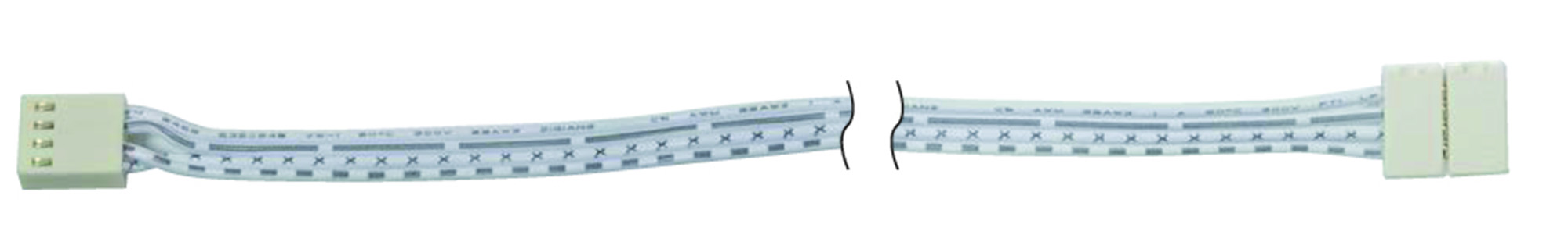 L&S Anschlussleitung RGB Band 12 / 24 V 10 mm 2,0 meter