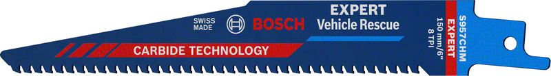 BOSCH EXPERT ‘Vehicle Rescue’ S 957 CHM Säbelsägeblatt, 10 Stück. Für Säbelsägen