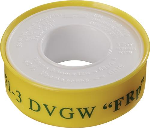ULITH PTFE Dichtband FRp L12m B12mm D0,1mm weiß 60g/m² Rl.ULITH
