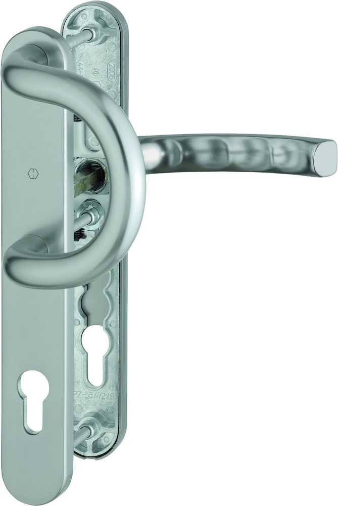 HOPPE® Wechselgarnitur mit Schmalschild Liège 538G/3357N/1540, Aluminium, 10727246