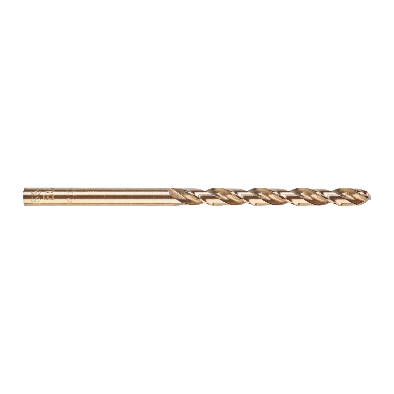 MILWAUKEE 4,0 x 75 mm, HSS-G Co HSS-G RED COBALT Metallbohrer DIN 338 10er Pack