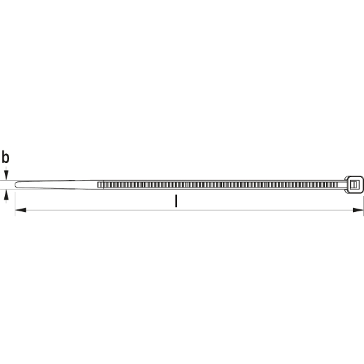 FISCHER Kabelbinder UBN 7,6x450 schwarz