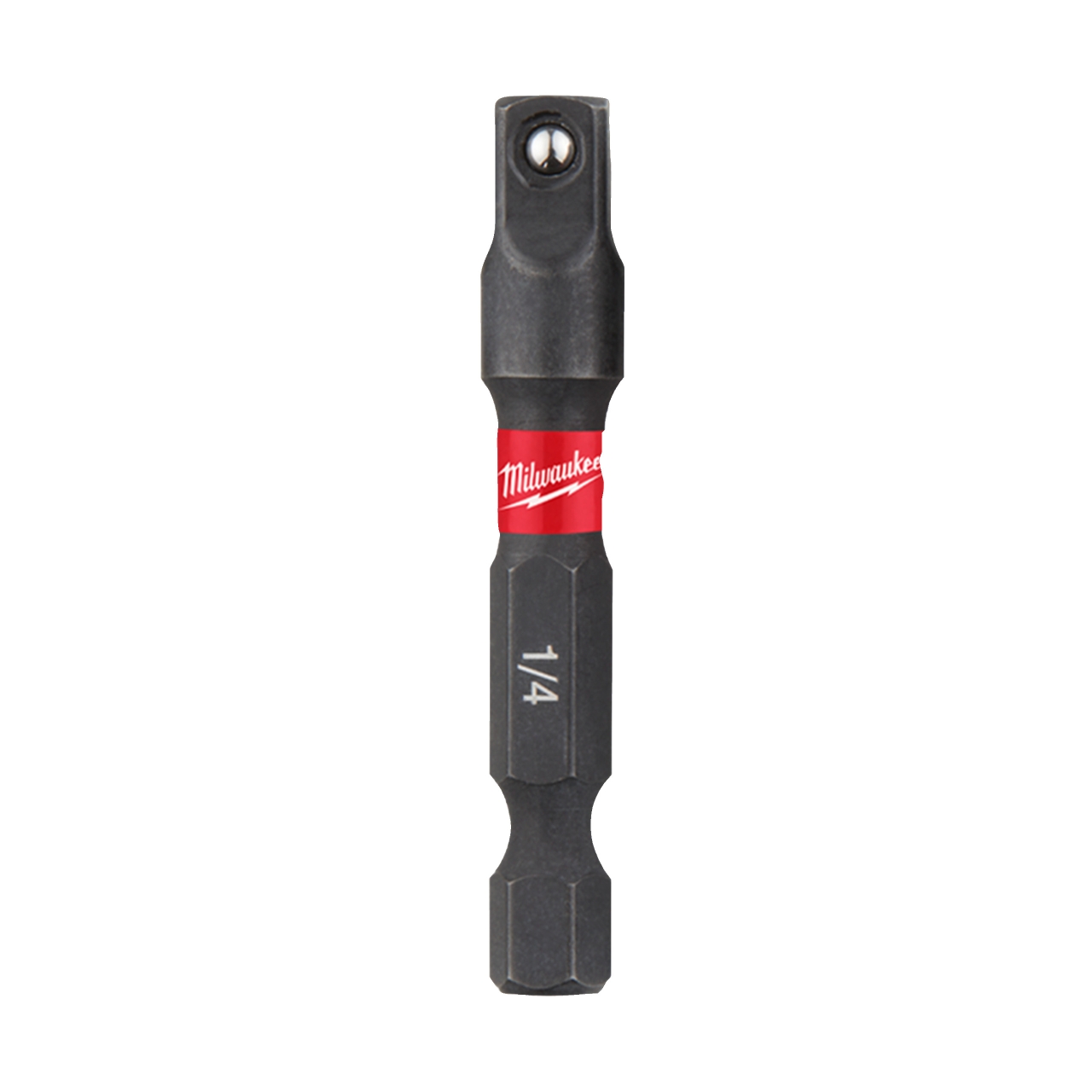 MILWAUKEE 1/4" Sechskant auf 1/4" Vierkant Steckschlüsseleinsatz SHOCKWAVE 50 mm