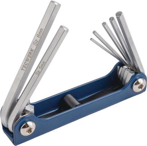 TECWERK Schraubendrehersatz 7-tlg.Handklapphalter SW 1,5-6mm S2-Stahl TECWERK