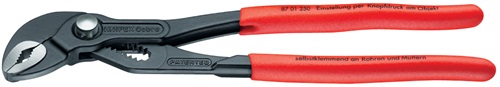 KNIPEX Wasserpumpenzange Cobra® L.180mm Spann-W.36mm pol.Ku.-Überzug KNIPEX