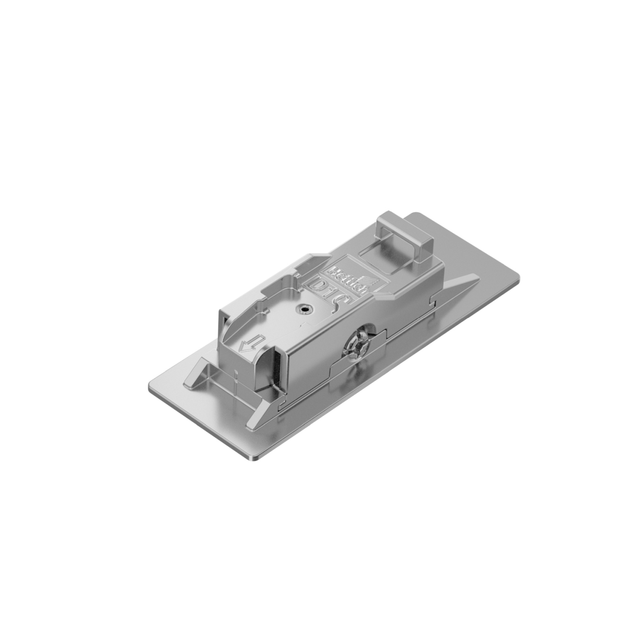 HETTICH Montageplatte zur Klebemontage mit Direkt-Höhenverstellung, Distanz 10.0 mm, 9133538