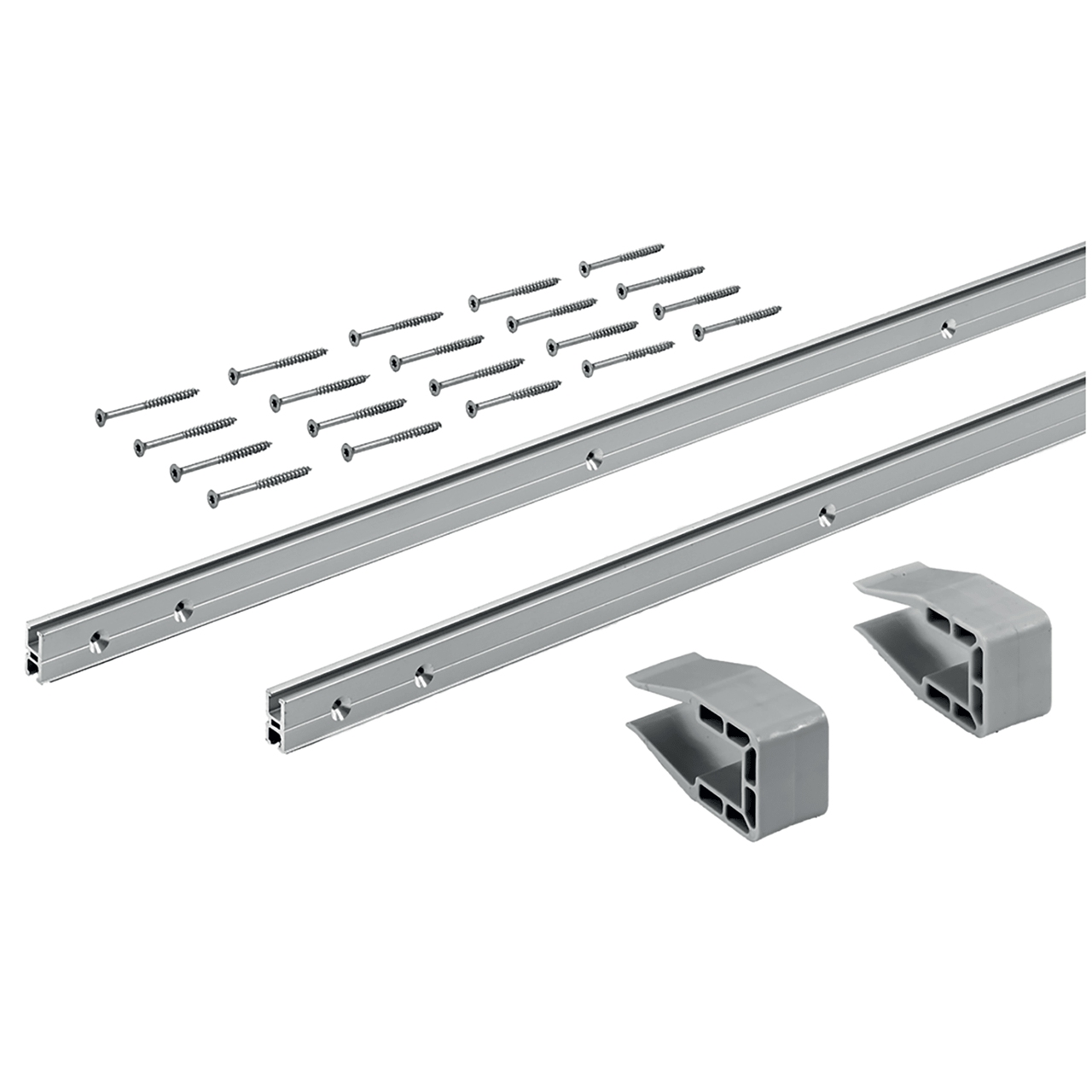 HETTICH SlideLine M Profilsets: 1 Profil, Profilhöhe mm 22 mm, Länge 2500 mm, 9209228