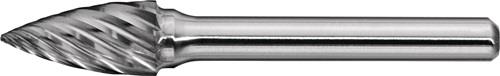 PROMAT Frässtift SPG INOX D.10mm Kopf-L.20mm Schaft-D.6mm HM Verz.Normal,fein PROMAT