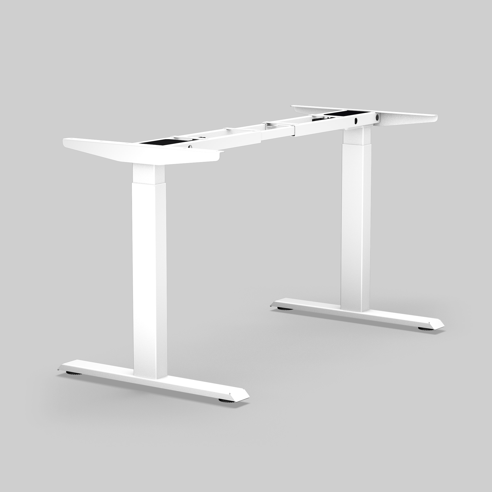 BMB E-MORE Elektrisch höhenverstellbares Tischgestell 2M2S, Reinweiß, RAL 9010