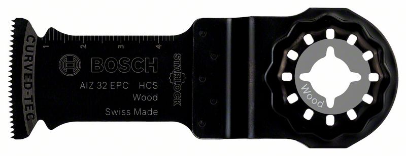 BOSCH HCS Tauchsägeblatt AIZ 32 EPC Wood, 50 x 32 mm, 5er-Pack
