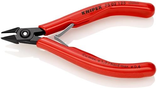 KNIPEX Elektronik-Seitenschneider L.125mm Form 0 Facette ja KNIPEX