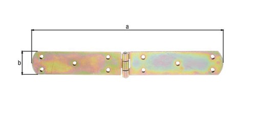 GAH Kistenband H.40mm B.offen300mm S.2,5mm STA galv.verz.d.pass.GAH