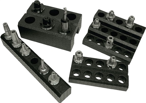 Nordwest Werkzeugträger SK40 a. PP Tischblock 12er B.360xT.245xH.200mm