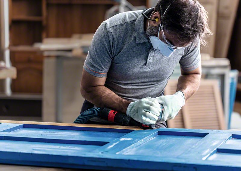 BOSCH EXPERT Sanding Plate MAVZ 116 RT4 Blatt für Multifunktionswerkzeuge, 116 mm. Für oszillierende Multifunktionswerkzeuge