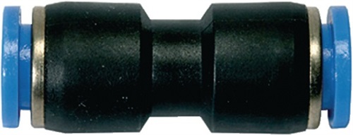 RIEGLER Gerade Steckverbindung Blaue Serie 4mm L1 33,0mm RIEGLER RIEGLER Gerade Steckverbindung Blaue Serie 4mm L1 33,0mm RIEGLER