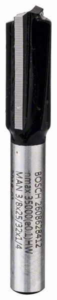 BOSCH Nutfräser 1/4", D1 9,5 mm, L 19,5 mm, G 51 mm