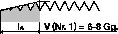 RUKO Handgewindebohrer-Satz DIN352 3-tlg.M 2xStg.0,4mm HSS blank V/M/F Tol.ISO26H