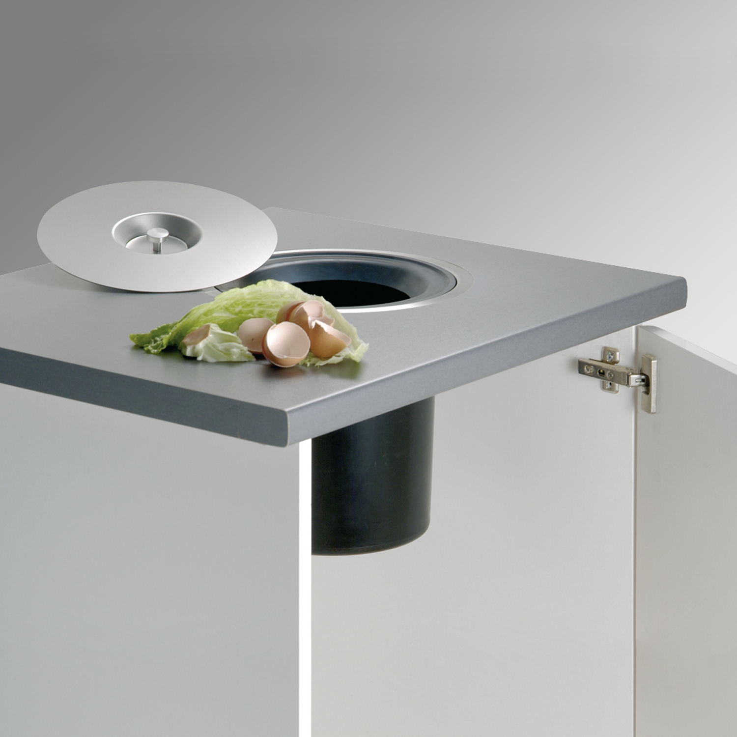 HETTICH Bin.it Drop, 13 l, 360 mm, Kunststoff schwarz, 9295526