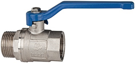 RIEGLER Messingkugelhahn VALVE LINE 59,61mm G 2 Zoll innen/außen DN 45mm RIEGLER