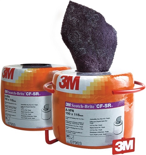 3M Handpad Scotch Brite™ CF-SR L115xB150mm very fine 400 violett 3M