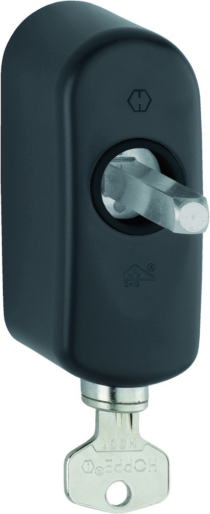HOPPE® Fenstergriffrosette abschliessbar AUS950S 100NM, Aluminium, 11954760 HOPPE® Fenstergriffrosette abschliessbar AUS950S 100NM, Aluminium, 11954760