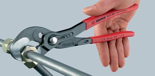 KNIPEX Schraubzange Gesamt-L.250mm Spann-W.10-32mm pol.Ku.-Überzug KNIPEX