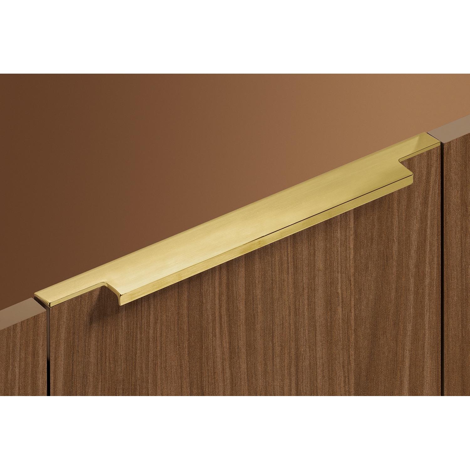 HETTICH Griffleiste Lamezia, L 295 mm, B 39 mm, Gold Optik matt gebürstet, 9265985