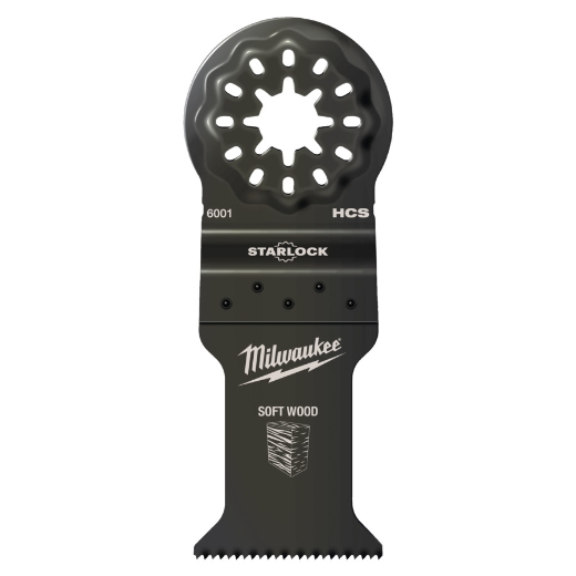MILWAUKEE 35 x 42 mm Multitool Starlock Tauchsägeblatt für Schnitte in Holz