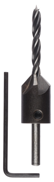 BOSCH Holzspiralbohrer mit 90°-Senker, 5 mm, 16 mm