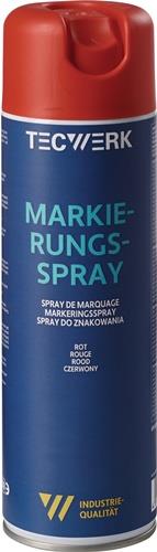 TECWERK Markierungsspray rot 500ml Spraydose TECWERK