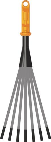 FISKARS Fächerbesen OneClick Arbeits-B.124mm Metall 7 Metallzinken FISKARS