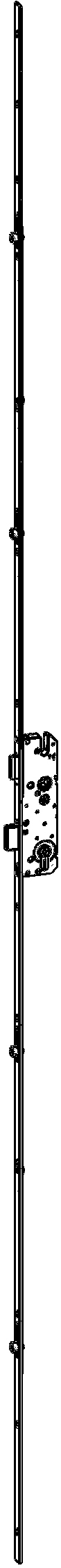 WINKHAUS Mehrfachverriegelung STV F1660 R4, 10/92, umstellbare Falle, Stahl WINKHAUS Mehrfachverriegelung STV F1660 R4, 10/92, umstellbare Falle, Stahl