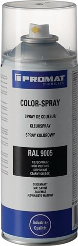 PROMAT CHEMICALS Colorspray tiefschwarz seidenmatt RAL 9005 400 ml Spraydose PROMAT CHEMICALS