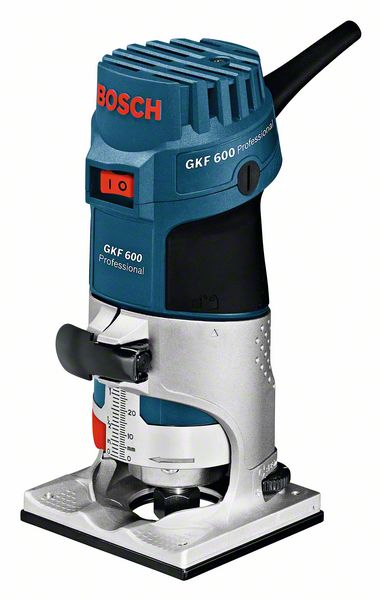 BOSCH Kantenfräse GKF 600, mit Handwerkerkoffer