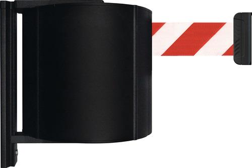 VIA Gurtkassette schwarz f.Gurt-L.22m rot/weiß z.Wm.VIA GUIDE
