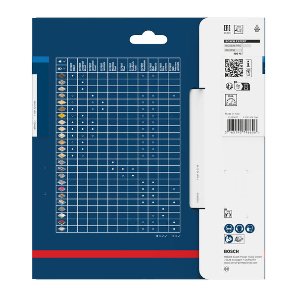 BOSCH Kreissägeblatt Expert for Aluminium, 160 x 20 x 2,2 mm, 52