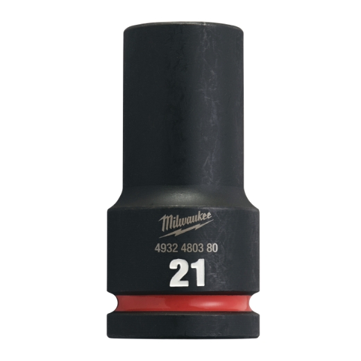 MILWAUKEE 21 x 90 mm SHOCKWAVE Schlagnuss 3/4" lang