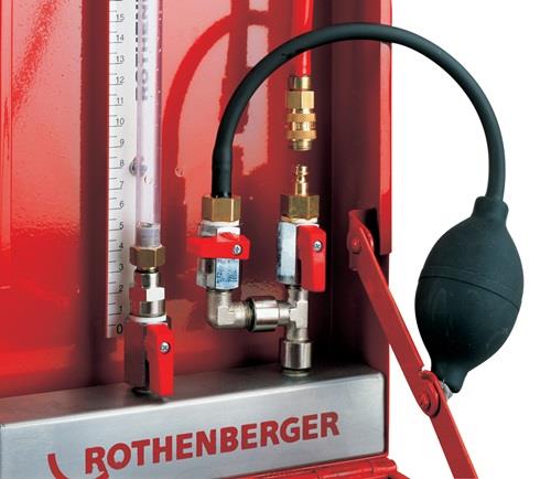 ROTHENBERGER Gas-/Wasserleitungsprüfgerät ROTEST GW 150/4 Arbeitsbereich 18-42mm ROTHENBERGER