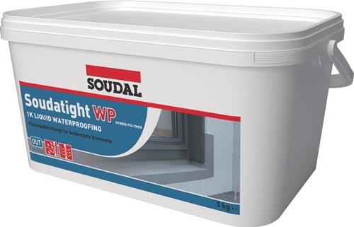 Flüssigfolie SOUDATIGHT WP grau 5kg Eimer SOUDAL