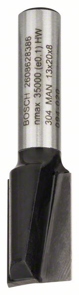 BOSCH Nutfräser Standard for Wood, 8 mm, D1 13 mm, L 20 mm, G 51 mm